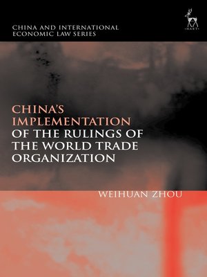 cover image of China's Implementation of the Rulings of the World Trade Organization